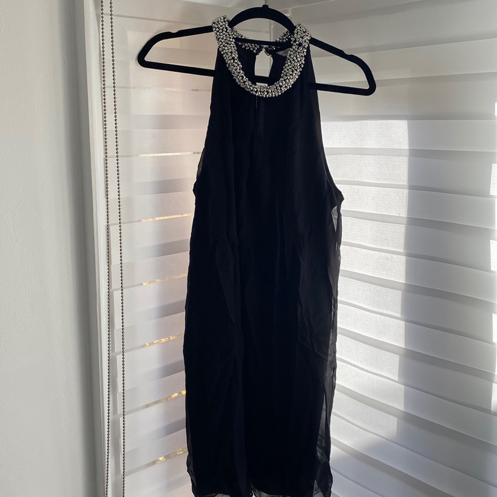 DVF Dress with embellished neckline